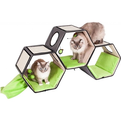 Karlie Průlezka pro kočky + škrabadlo 45x35cm