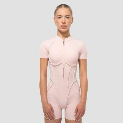 GymBeam dámský overal Cosmo Pink