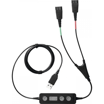 Jabra Link 265 аудио кабел USB2.0 2x QD Черен (265-09)