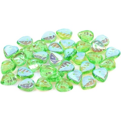 Glass beads, s.r.o. Lístečky 11100074 9 mm 50520/28701 Balení: 150ks