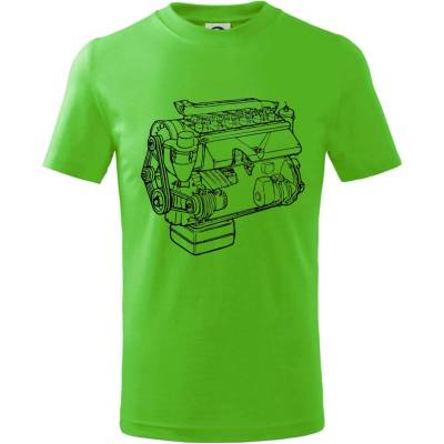 Motor T912 V3S tričko detské Apple Green