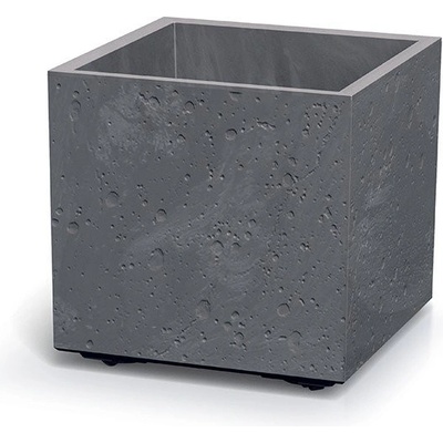 Prosperplast Kvetináč SIERRA SQUARE beton effect 38,5 cm sivý