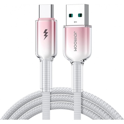 Joyroom S-A42 3A USB-A USB-C, 1,2m bílý
