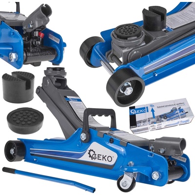 Geko Zdvihák hydraulický pojazdný nízkoprofilový 2,5 kg