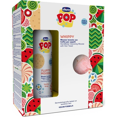 CHICCO Pěna na vlasy a tělo Pop Vanilla wrap 200 ml