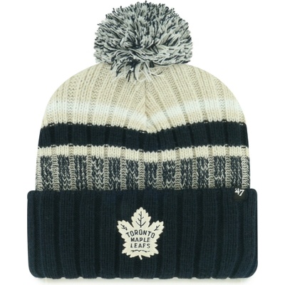 47 Brand Pánská Toronto Maple Leafs NHL Long Range ’47 CUFF KNIT Natural