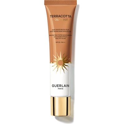 Guerlain Terracotta Joli Teint Protecting Tinted Moisturizer озаряващ фон дьо тен за естествен вид SPF 20 цвят 40 Amber 30ml
