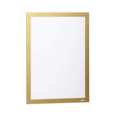 Informačný panel, A4, samolepiaca zadná strana, DURABLE "DURAFRAME®", zlatá