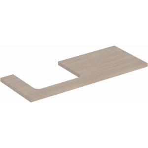 Geberit Плот за мивка Geberit One с ляв изрез, бежов дъб, 120 см (505.305.00.5)