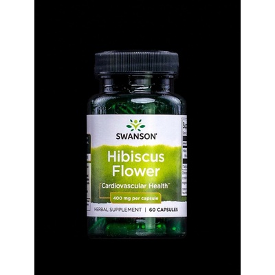 Swanson Hibiscus Flower 400 mg 60 kapslí