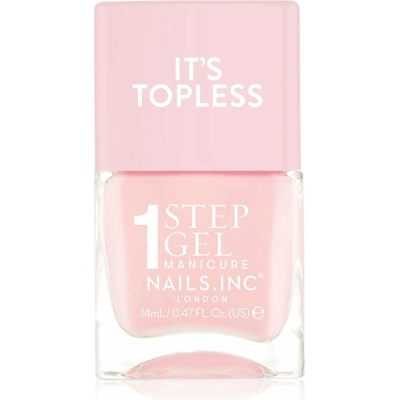 Nails Inc. It’s Topless gélový lak na nechty pre dlhotrvajúci efekt odtieň Dakota 14 ml
