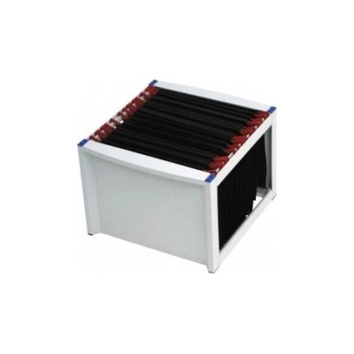 BOX NA ZÁVESNÉ ZAKLADACIE DOSKY, PLASTOVÝ, HELIT, SVETLOSIVÝ - MODRÝ