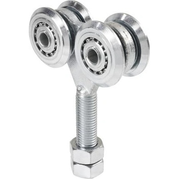 CAIS Vozík 4-kolesový guličkový 4-SCF pre vodiaci profil S-33, max. zaťaženie 80 kg, pre závesné brány, posuvné vráta a světlolamy