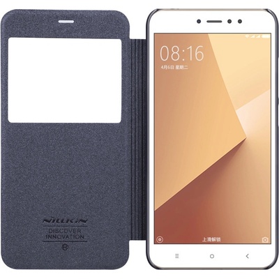 Nillkin Sparkle S-View Pouzdro Xiaomi Redmi Note 5A Prime černé