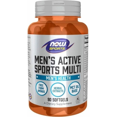 Now Foods Aktívny športový prípravok pre mužov Multi 90 kapsúl