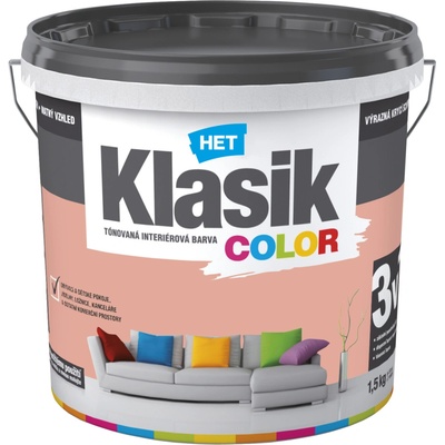 HET Klasik COLOR 1,5 kg lososový