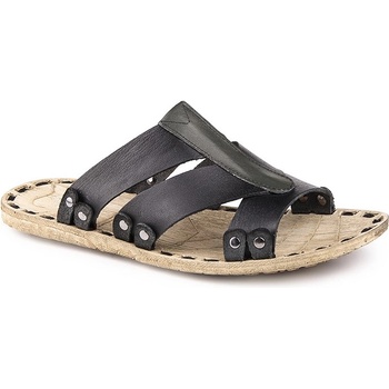 Grand Polo Club Gpc polo Мъжки кожени чехли - Черни 81054483 (264953_Черно)