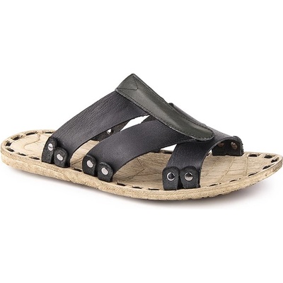 Grand Polo Club Gpc polo Мъжки кожени чехли - Черни 81054483 (264953_Черно)