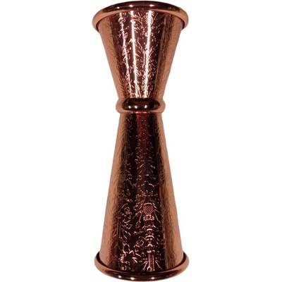 Měďěný Patterned Slim Double Jigger 25/50ml