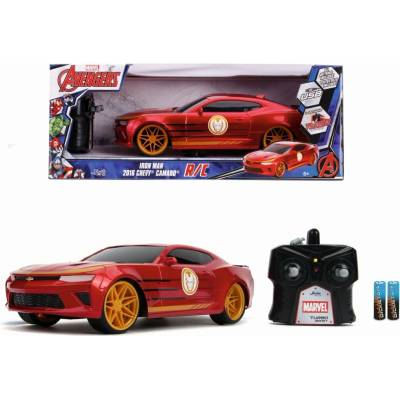Jada Toys Marvel Diecast Model Iron Man & 2016 Chevrolet Camaro 1:24