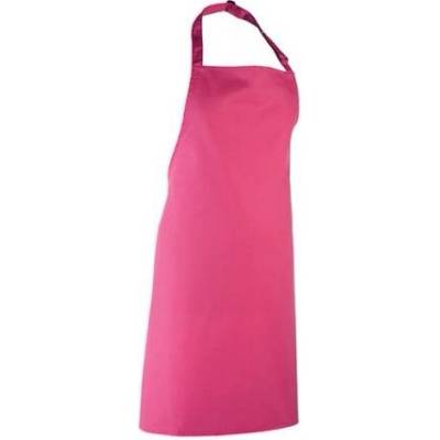 Premier Workwear Klasická zástěra za krk PR150 Hot Pink Pantone 214c 72x86cm