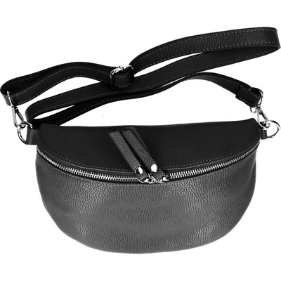 FashionM.cz Cork and Leather Butique Prague crossbody mini kabelka Jaden Black