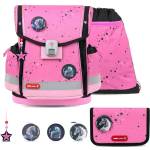 Belmil Ученически комплект раница, мешка, несесер Pink Black Belmil