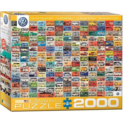 Eurographics Volkswagen Groovy Autobusy II 2000 dielov
