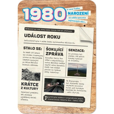 Albi Retro přání - 1980