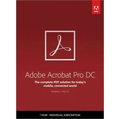 Acrobat Pro, Един потребител, Български език, 1 година (65324058BA01A12)