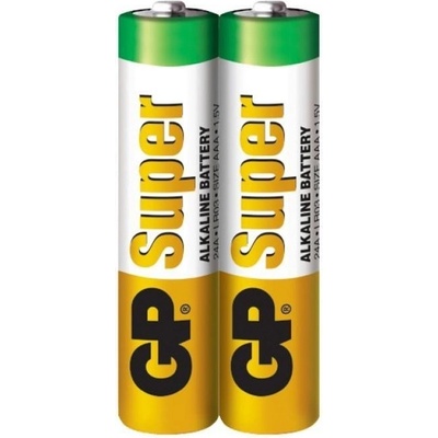 GP Batteries Батерия цинкова, gp, super, lr03, aaa, 1.5v, 2 бр (gp-ba-24a-s2)