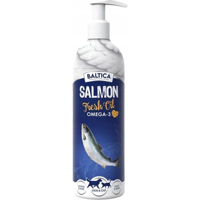 Baltica Lososový olej čerstvý pro psa a kočku 400 ml