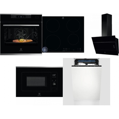 Set Electrolux KOBCS31X + LIR60433B + LFV316K + LMS2203EMX + EEM23100L