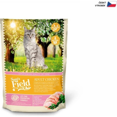 Sams Field Cat Adult Chicken superprémiové granule Sam's Field 0,4 kg – Zboží Dáma