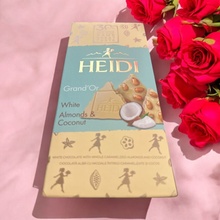 Heidi Grand'Or Bílá s mandlemi a kokosem 100 g