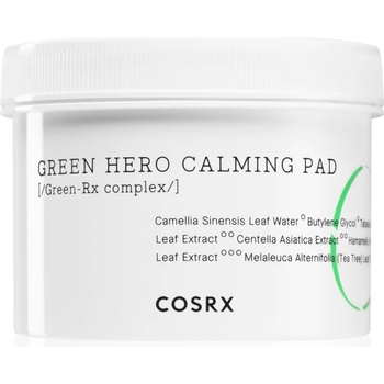 COSRX One Step Green Hero Calming силно ревитализиращи възглавнички с успокояващ ефект 70 бр