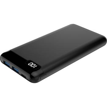 Diva Преносима външна батерия Diva PB-101PD, 10000 mAh, Черна (13687)