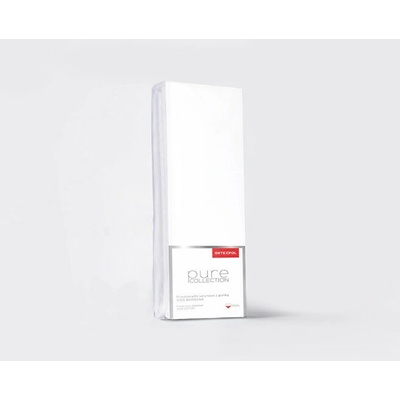 Detexpol satén napínací prostěradlo Pure Collection bílé 90x200