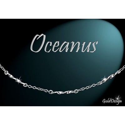 Gold Design Oceánus řetízek rhodium (GD248)