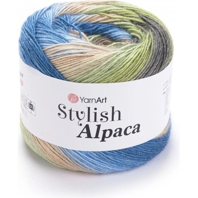 Příze Yarn Art Stylish Alpaca modrobéžová