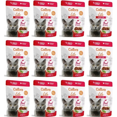 Calibra Life Adult Beef gravy 12 x 85 g