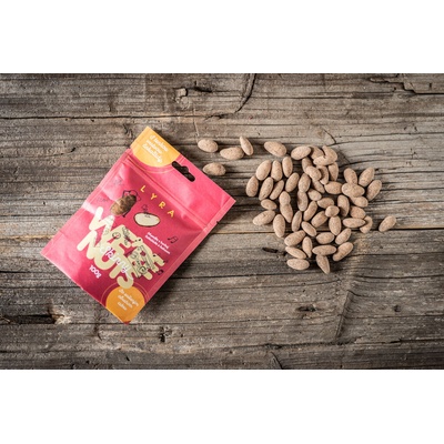 Čokoládovna Lyra LYRA WE'RE NUTS Mandle v hořké čokoládě s kakaem 100 g