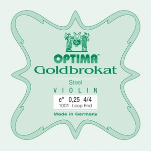 Optima Goldbrokat E 4/4 Soft Loop End E1 Струни за цигулка (O1001MSW)