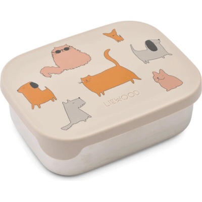 Liewood Obedový box Arthur Cats and Dogs Sandy