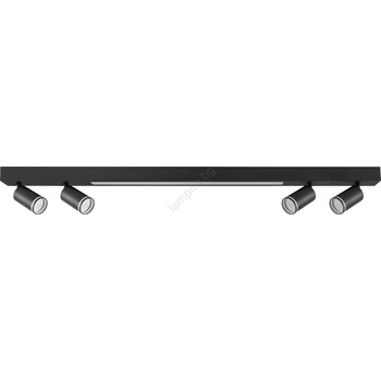 Polux LED Плафониера ПАРИЖ LED/24W/230V + 4xGU10/10W черен (SA2098)