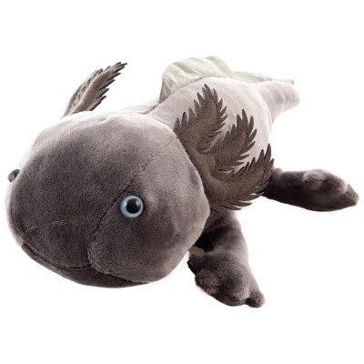 LAM Plyš Axolotl sivý 32 cm ECO-FRIENDLY