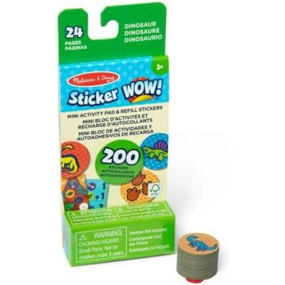 Melissa & Doug samolepky Stickej wow náplň dinosaurus