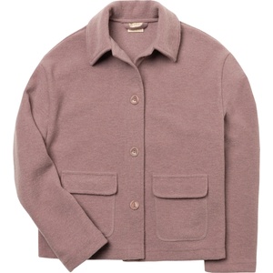 Engel Дамско вълнено яке Engel Women's Jacket Merino jacket - Rose Melange - размер 46/48 (EU) (105-6876-0214)