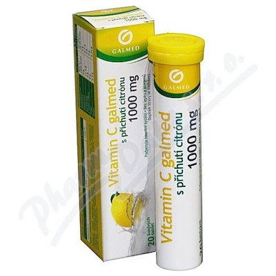 Galmed Vitamin C 1000 mg citron 20 šumivých tabliet