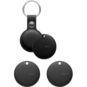 MiLi MiTag APL, черен + черен висулка, 3 броя Black+Black iOS (MILI MITAG AP B+B 3)